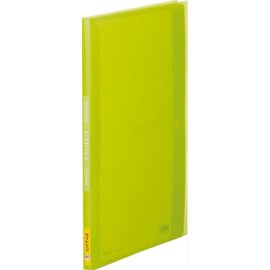 King Jim Clear File Simplease Transparent Side-in 40 Pockets A4 Vertical Yellow-Green 187TSPW-YG