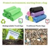 Biodegradable Bin Liners Bags 100 pcs, 20L/ 4-6 Gallon Biodegradable