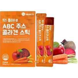 Mippeum ABC Juice Collagen Jelly Stick 20g * 15 Stick 1,600mg Low Molecular Fish Collagen