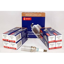 Set (8pcs) denso larga vida Bujías de iridio Stock 3421 Iridium Core .043 "(1.1 mm) Gap Tamaño