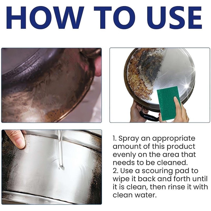 Qsrsjcq Splash Spray Tablets & Spray Bottle Oven Cleaner, Splash