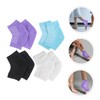 WOONEKY 4pairs Moisturizing Gel Heel Socks of High Heel Protectors