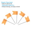PATIKIL Flag Map Push Pins 1 Inch Travel Map Pens