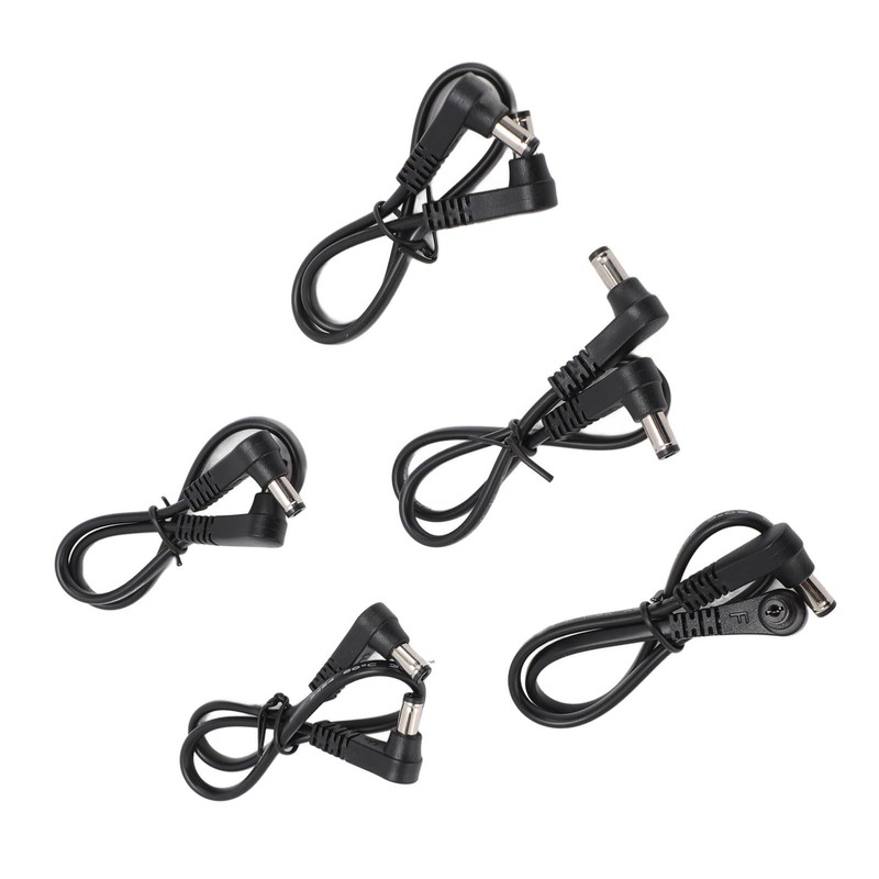 5pcs Right Angle DC Power Cable 5pcs Right Angle DC