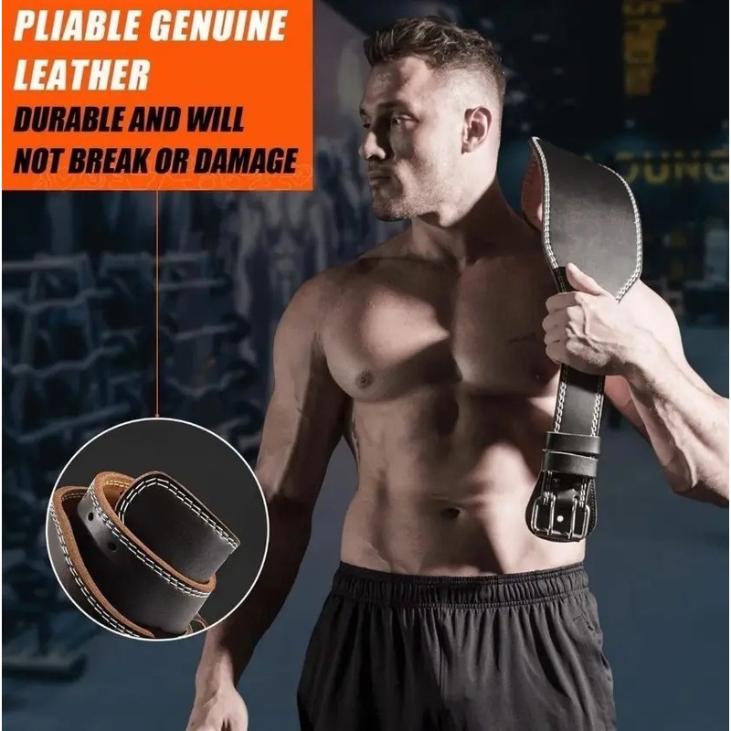 Faja Pesas Crossfit Gym Faja Cinturon Trabajo Faja De Piel