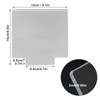 Hordion 6 Pcs Acrylic Sheet Clear Cast Square Panels, 0.08"