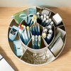 Lvjkes Rotating Pen Holder, Desk Organiser, 11 Compartments, Improved Large