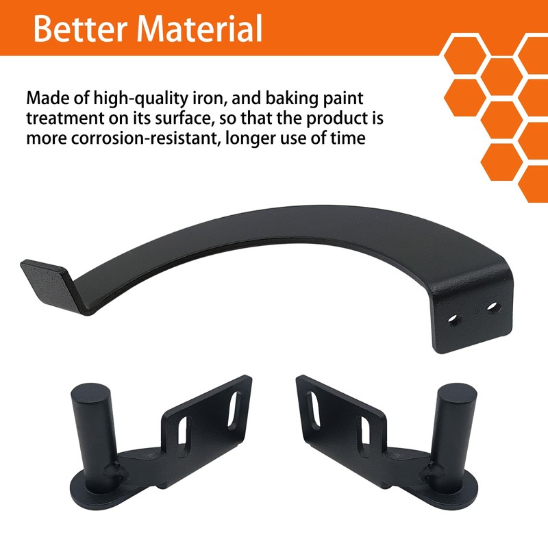 PHYESUVIN Grill Lid Door Stop Arc & Grill Lid Hinge