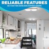 KUAFU 5 Pack RV Ceiling Lights 12V LED Double Dome