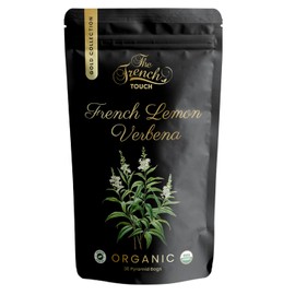 The French Touch Gold Collection - French Lemon Verbena Tea ORGANIC | Loose Leaf Tea | Product from France | 100% Certified USDA Organic | Select Premium Lemon Verbena | Caffeine-free