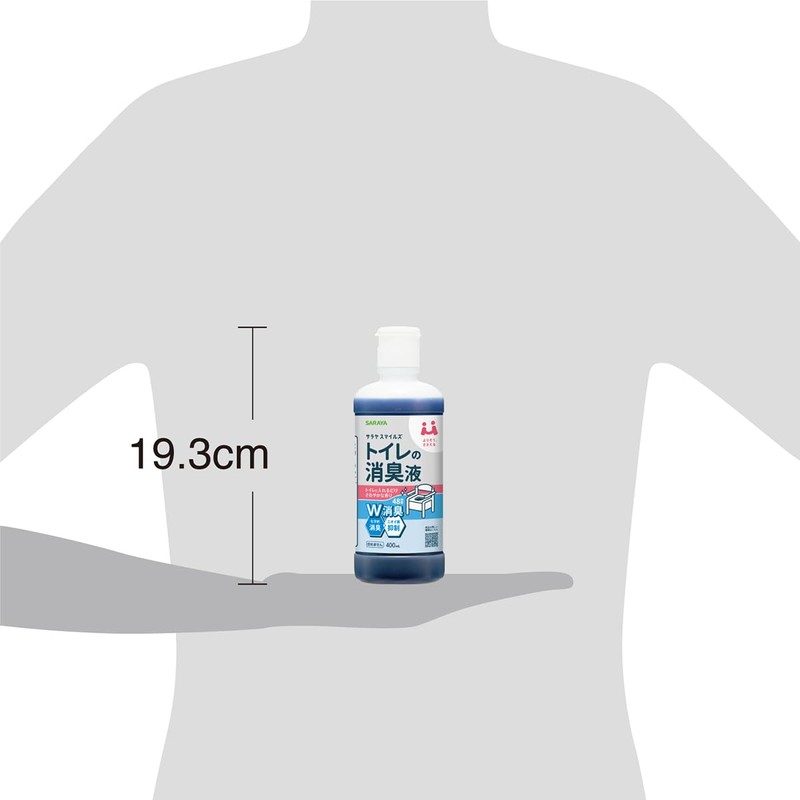 Saraya Smiles Toilet Deodorizer, 13.5 fl oz (400 ml)