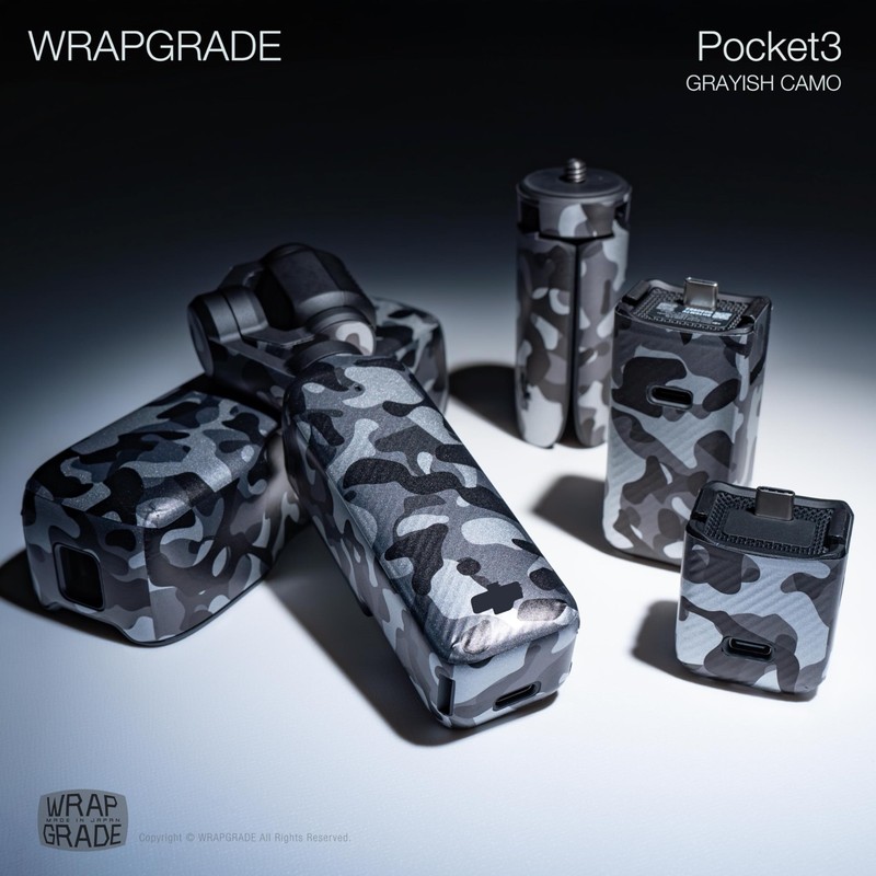 WRAPGRADE Skin Stickers Compatible with DJI Osmo Pocket 3 Decal