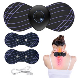 1 x Massager Neck Shoulder USB Mini Massager with 3 Plasters