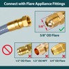 GASPRO 20 Feet 3/8" ID Natural Gas Hose, Low Pressure