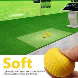 Foam Golf Balls, Foam Practice Golf Balls Lightweight Indoor Foam Ball, Convenient PU Floating Golf Balls, Practice Golf Balls for Backyard, Ball Control, Golf Practice