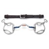 Cavalon Slotted D-Ring Low Port Capsule Sweet Iron Snaffle Bit