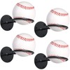 Threan Baseball Display Holder for Wall, Metal Softball Memorabilia Wall