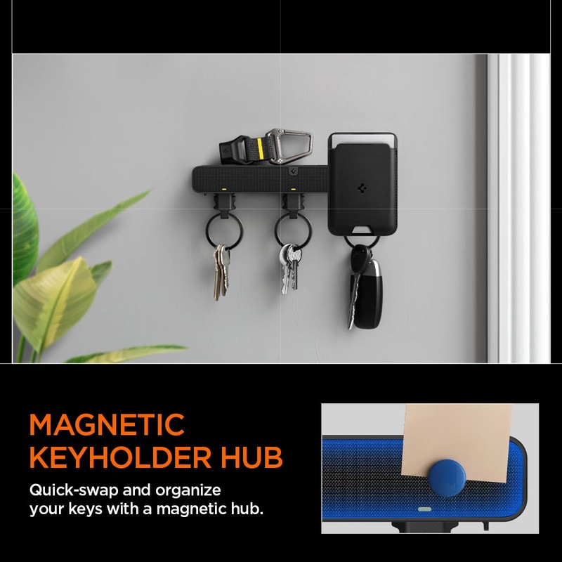 Spigen Life Key Holder Hub for wall and Carabiner with