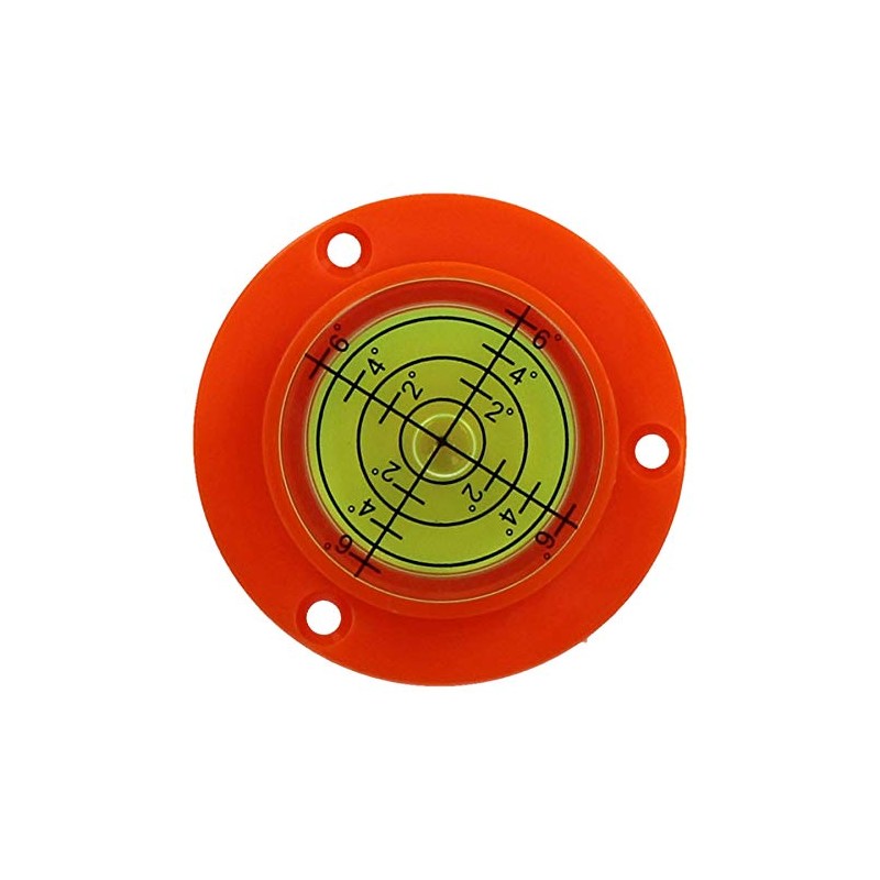 50mm Bull Eye Level Spirit Bubble Orbit Surface 0-6 Degree