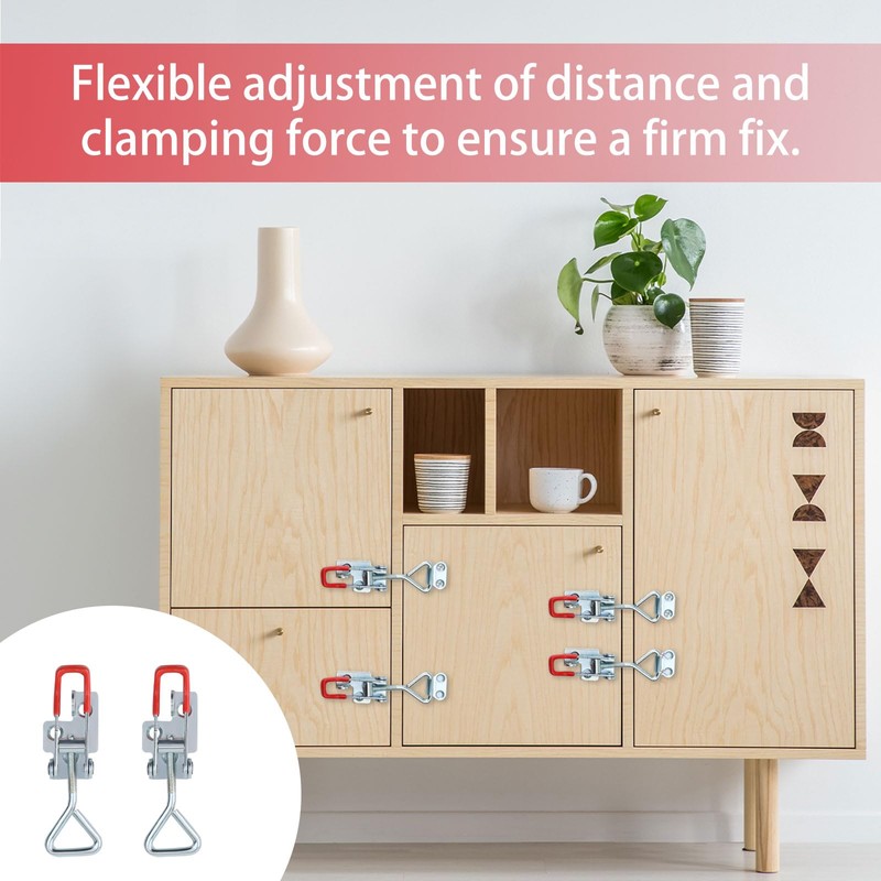 Pack of 6 Small Rubber Toggle Clasps, Small 4001 Adjustable