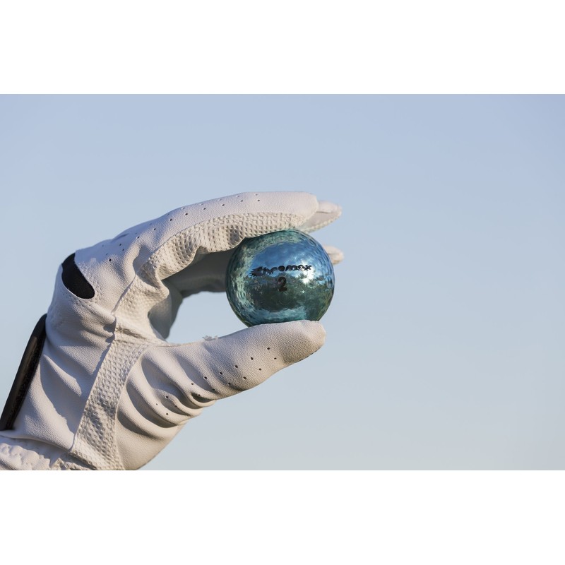 Chromax Metallic M5 カラーゴルフボール (3パックチューブ) ブルー