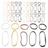 Generic 1 set Disposable Hair Elastics Ties of High Elasticity
