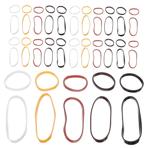 Generic 1 set Disposable Hair Elastics Ties of High Elasticity