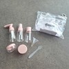 Travel Empty Bottle Container 7-Piece Set Pouch Included 2ea