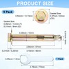 M METERXITY 5個入り 六角拡張ボルト M8x80mm カラー亜鉛メッキ鉄-炭素鋼 外六角拡張ボルト 14mmレンチ付き コンクリート/乾式ブロック/ブロック壁用 防錆メタルボルト