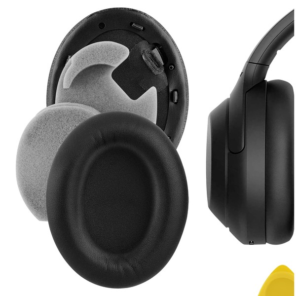 Geekria QuickFit Protein Leather Replacement Ear Pads for Sony WH-1000XM4