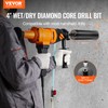 VEVOR Core Drill Bit, 4" Wet/Dry Diamond Core Drill Bits