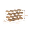 Daimix 4-Tier Wine Rack Countertop, 14 Bottles Wooden Wine Holder