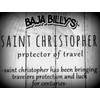 St. Christopher Large Surf Medal Necklace Pendant, Protector of Travel