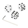 3PCS Guitar Volume Control Knobs Dice Shape Speed Control Knobs