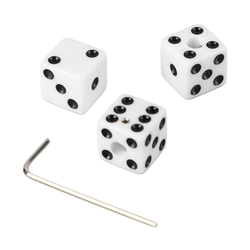 3PCS Guitar Volume Control Knobs Dice Shape Speed Control Knobs