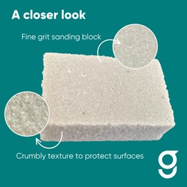 Geist. Suede & Nubuck Eraser | Removes Dirt, Pen Marks, Scuffs, discolouration & Crusty Stains | Suitable for Shoes, Boots, Jackets, Handbags, Furniture, Upholstery  and Accessories