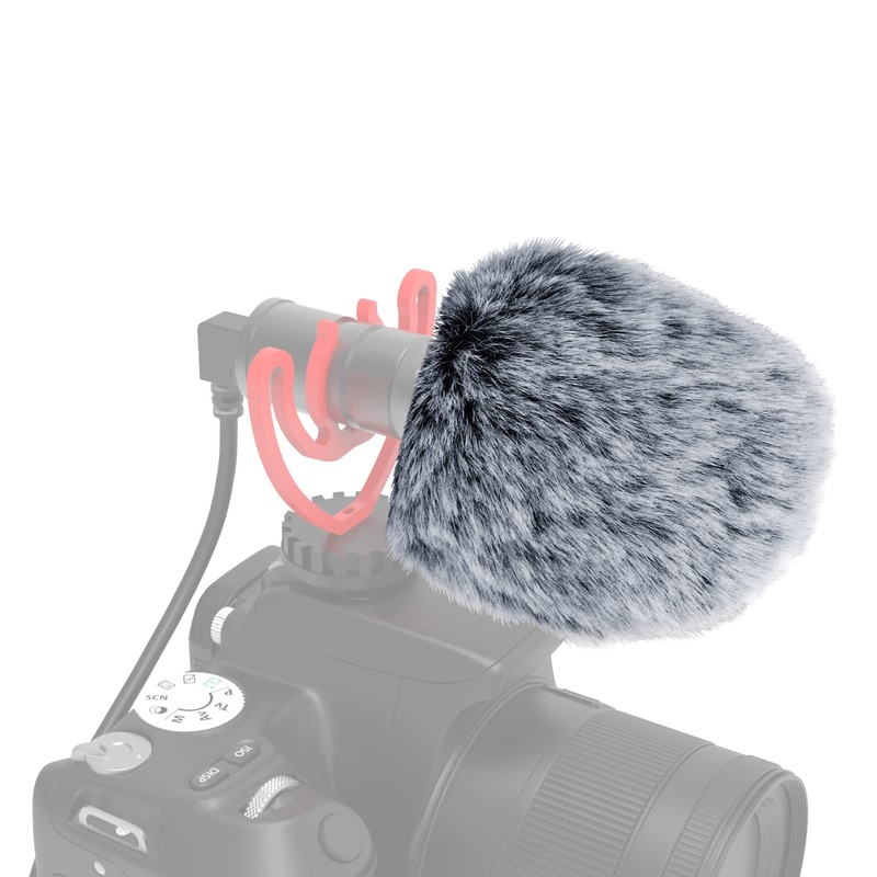 Cubilux Foam Cover & Furry Windscreen Pack Compatible with VideoMicro,