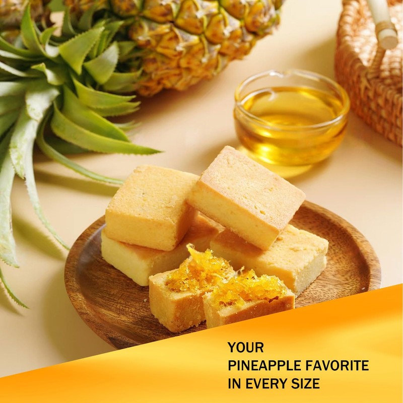 Pineapple Cakes - Gourmet 4 oz Pineapple Cakes, Exquisitely Crafted