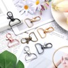 Pack of 50 Key Chain Twist Clasps Lanyard Carabiner Clasp