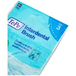 TePe 0.6 mm Size 3 Original Interdental Brush - Pack of 2, Total 16