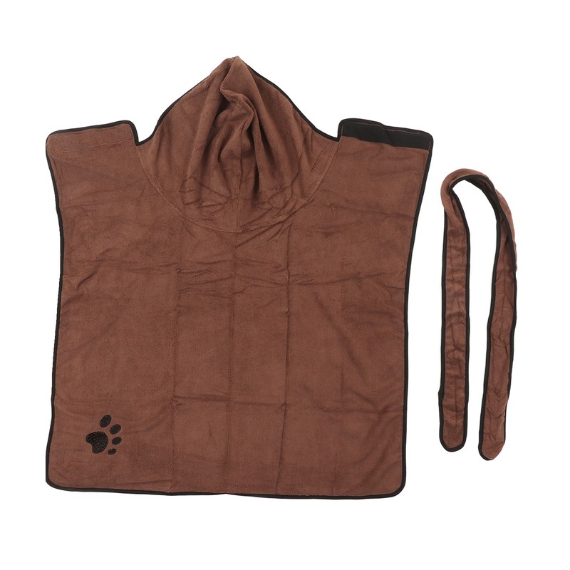 Dog Towel Bathrobe Strong Absorbent Soft Warm Pet Dog Drying