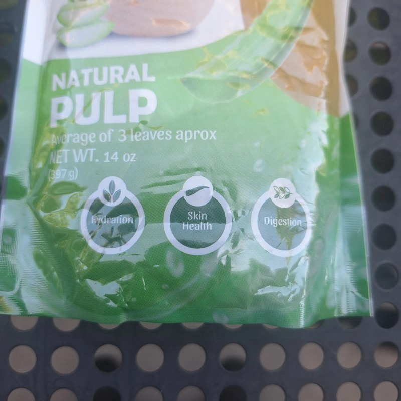 Unbranded 2 Pack aloe vera Natural Pulp