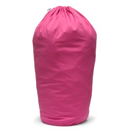 Kanga Care Seam Sealed Drawstring Reusable Diaper Pail Liner Large Barrel Shape 26" Height x 51" top x 33" Base | Poppy