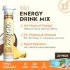 Zipfizz Daily Energy Drink Powder, Pina Colada, 20 Pack |