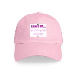 CafePress Rheumatoid Arthritis Cap Unique Adjustable Baseball Hat Pink
