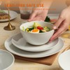 ALOFMO Ceramic Dinnerware Sets Service for 4, 12 Pieces Stoneware