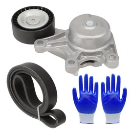 Fraylis Engine Serpentine Belt Drive Kit Compatible with 320i, 320i xDrive, 328i, 328i GT xDrive, 328i xDrive, 528i, 528i xDrive, X3, 428i Gran Coupe, 228i xDrive, X1, Z4 & More - 2.0L