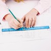 Geometry and Drawing Set 4 Pieces: Ruler 30 cm, Square