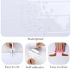 VaryPaper 10 Sheets 12''x12'' White Peel and Stick Backsplash for