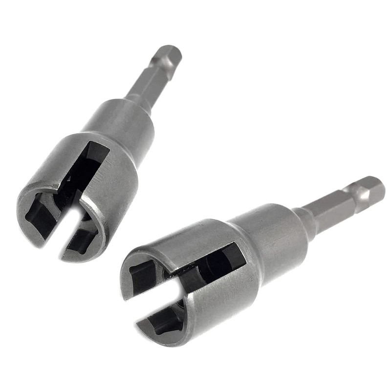 2 Pack H12 Deep Power Wing Nut Driver, Slot Wing